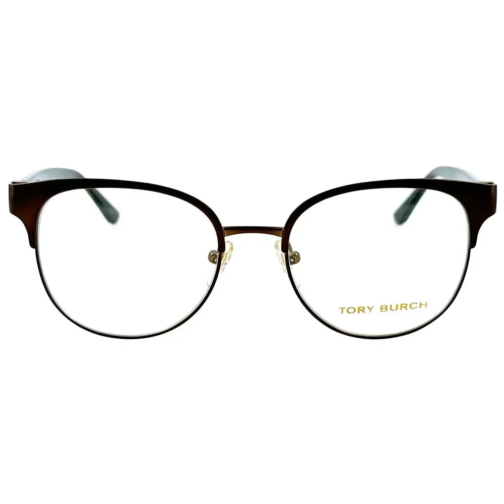 Tory Burch TY1054 Womens Metal Eyeglass Frame 3231 Bronze Havana 50-18